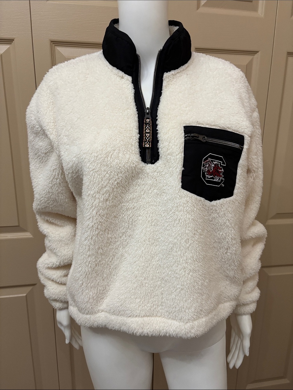 UNIV SOUTH CAROLINA fleece 1/4 zip